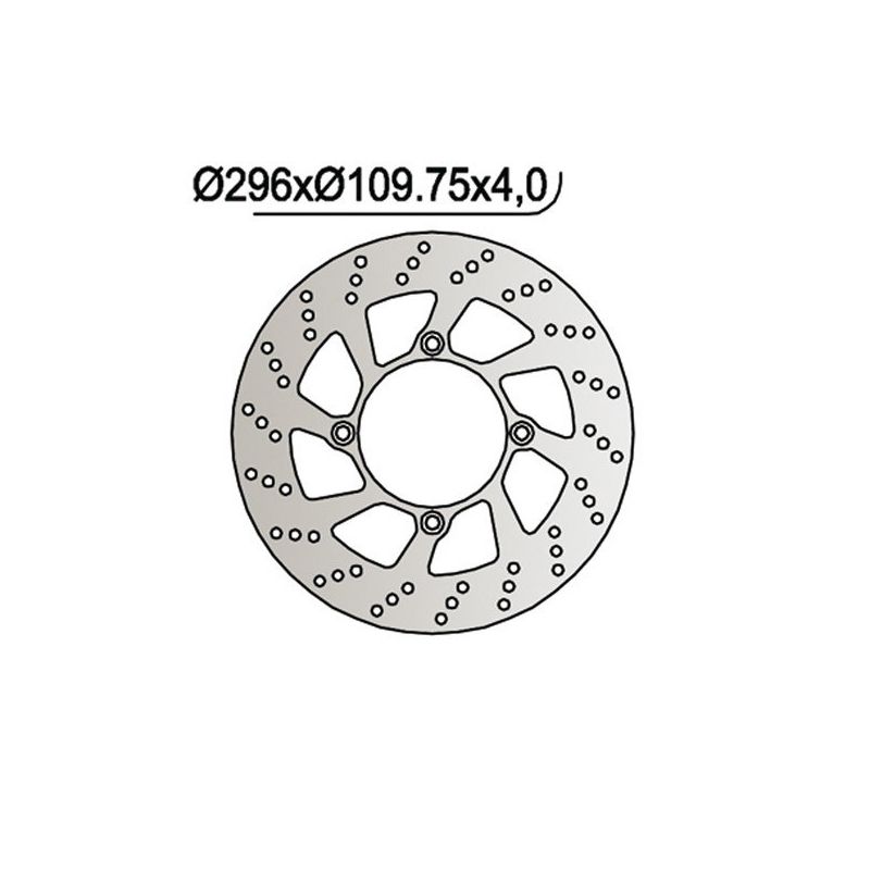 DISCO FRENO ANT. NG 1024 HONDA FMX 650 05/06