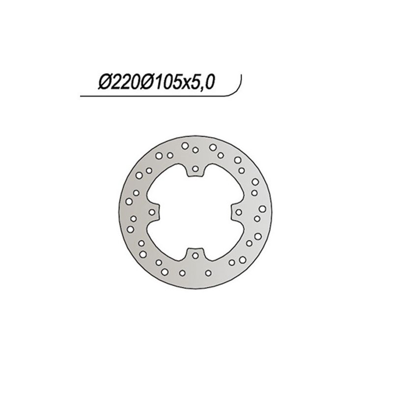 DISCO FRENO POST. NG 224 HONDA FX Vigor 650 99/00
