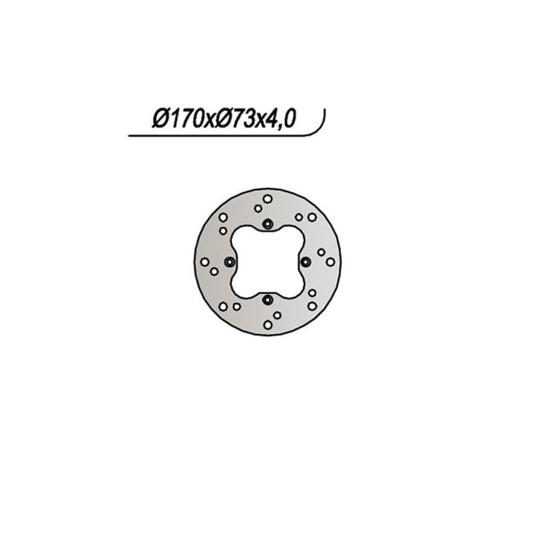 DISCO FRENO POST. NG 920 HONDA TRX Rincon FA3/FA4/FA5 (opt. cold start) 650 03/05