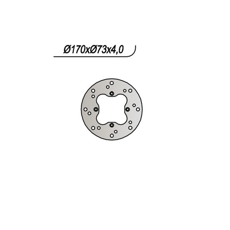 DISCO FRENO POST. NG 920 HONDA TRX Rincon FA3/FA4/FA5 (std.) 650 03/05