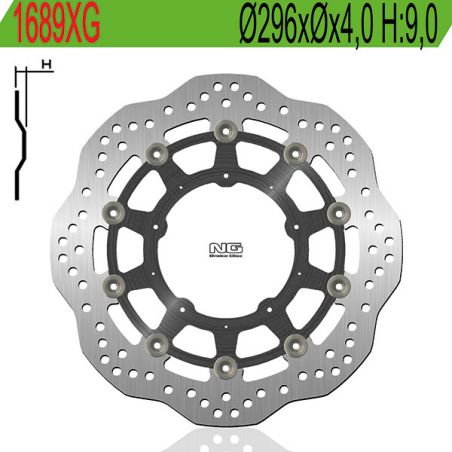 DISCO FRENO ANT. NG 1689XG HONDA X-ADV (RC95A/RC95B/RH10A/RH10B) 750 17/20