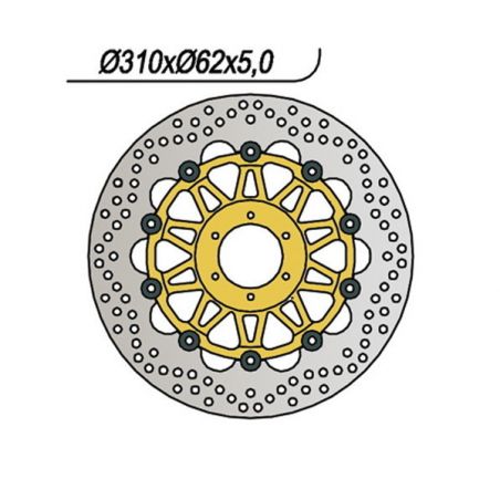 DISCO FRENO ANT. DX-SX NG 751 HONDA CBR RR Fireblade 919 98/99