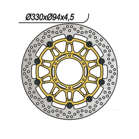 DISCO FRENO ANT. DX-SX NG 644 HONDA CBR RR-R Fireblade 954 02/03