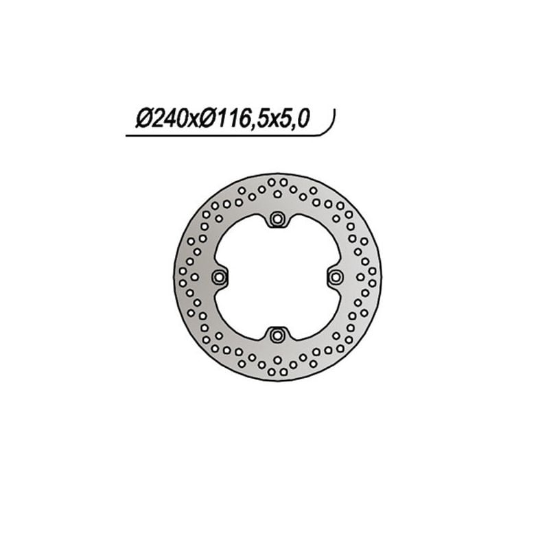 DISCO FRENO POST. NG 1095 HONDA CBF Abs 1000 06/10