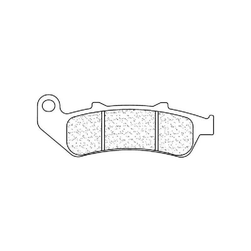PASTIGLIA FRENO ANT. DX-SX CL BRAKES 2257A3+ HONDA CBR F Hurricane (SC21/SC24) 1000 93/98