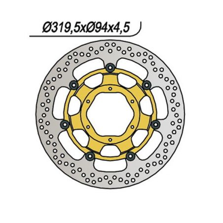 DISCO FRENO ANT. DX-SX NG 1015 HONDA VTR SP1 - VTR SP2 - RC51 (SC45) 1000 00/06