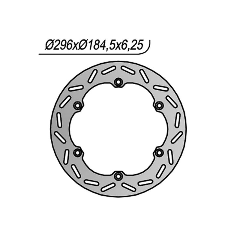 DISCO FRENO POST. NG 1115 HONDA GL Gold Wing (SC02) 1100 82/83