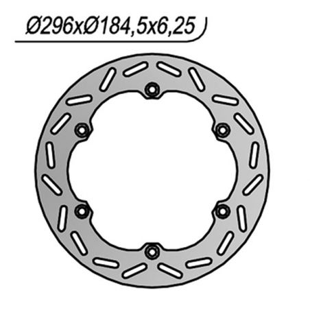 DISCO FRENO POST. NG 1115 HONDA GL Gold Wing (SC02) 1100 82/83