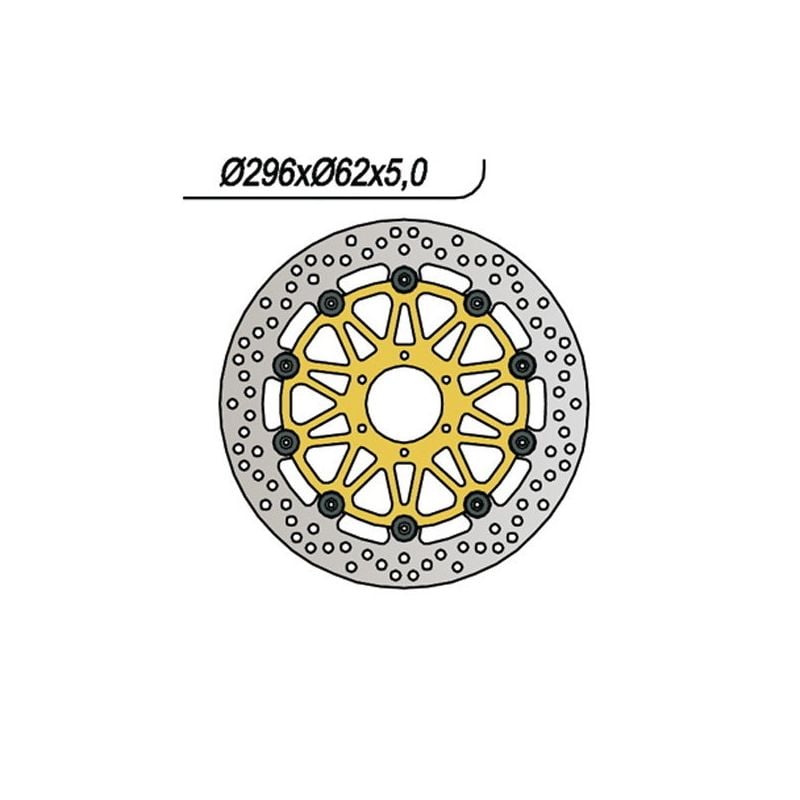 DISCO FRENO ANT. DX-SX NG 752 HONDA GL F6C Valkyrie 1500 97/03