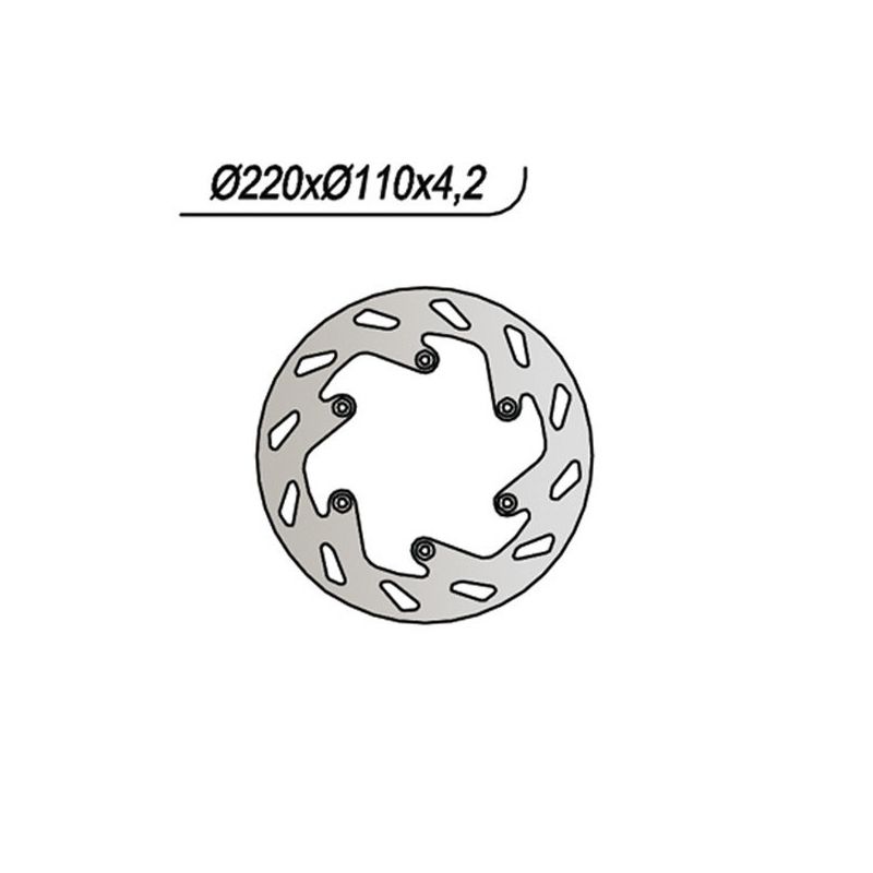 DISCO FRENO POST. NG 129 HUSABERG FE E 400 00/03