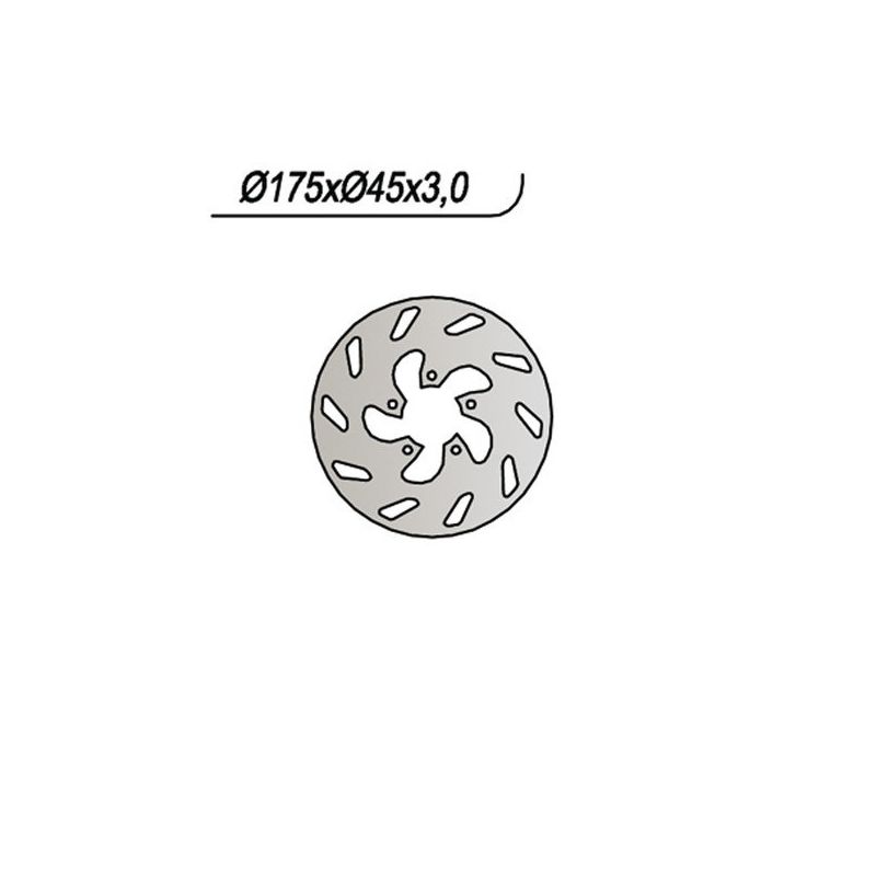 DISCO FRENO ANT. NG 705 HUSQVARNA CR Senior 50 05/05