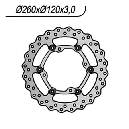 DISCO FRENO ANT. NG 1164X HUSQVARNA TXC Cross Country 310 12/13