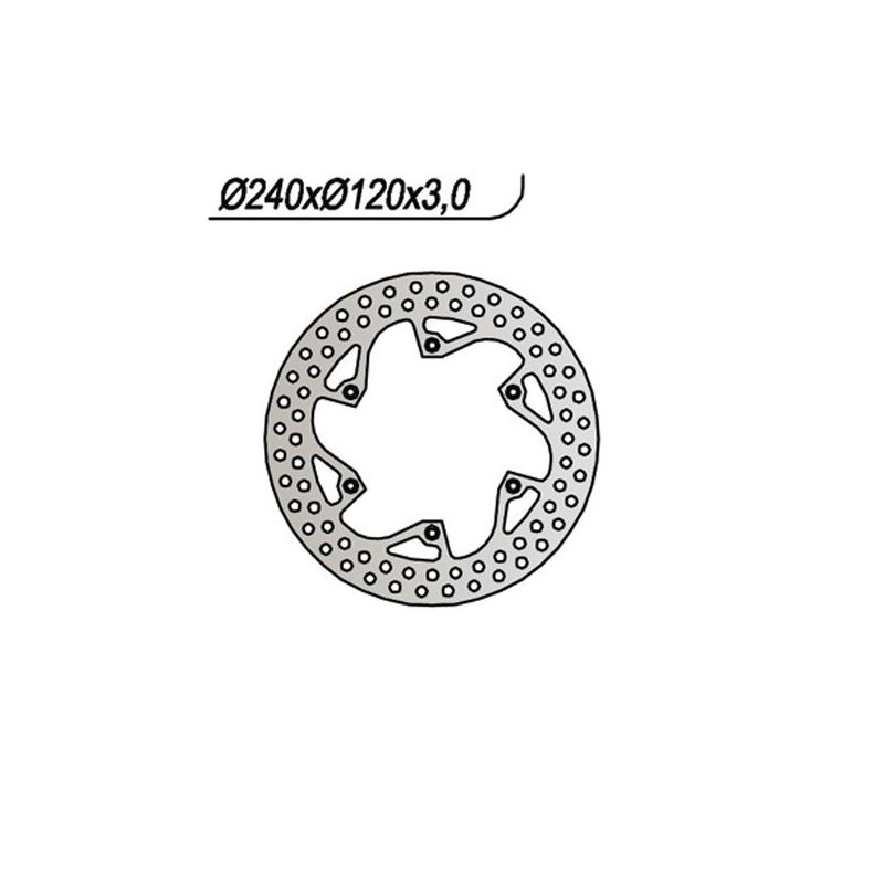 DISCO FRENO ANT. NG 733 HUSQVARNA TE 510 90/91