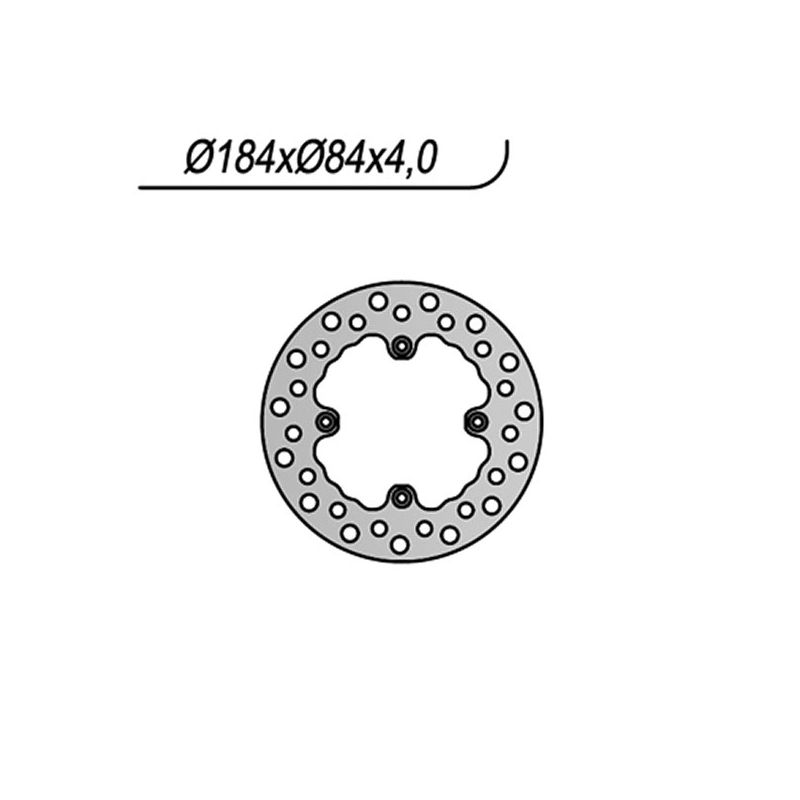DISCO FRENO POST. NG 1108 KAWASAKI KX RA 80 84/96