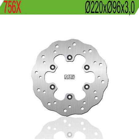 DISCO FRENO ANT. NG 756X KAWASAKI KX RA 80 84/00