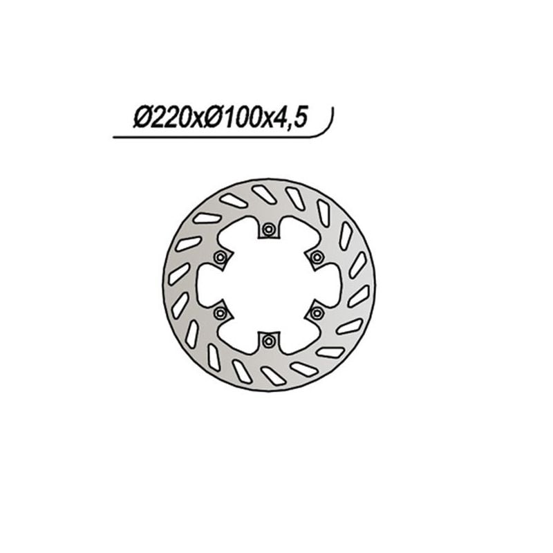 DISCO FRENO POST. NG 138 KAWASAKI KX 125 99/02