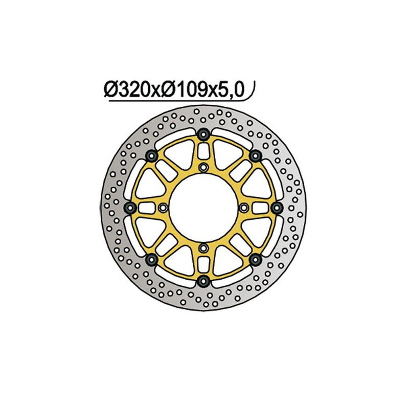 DISCO FRENO ANT. NG 1013 KAWASAKI KX SM 125 06/07