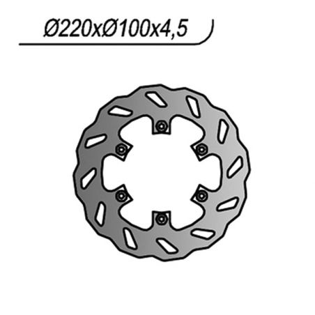DISCO FRENO POST. NG 138X KAWASAKI KX 250 89/02