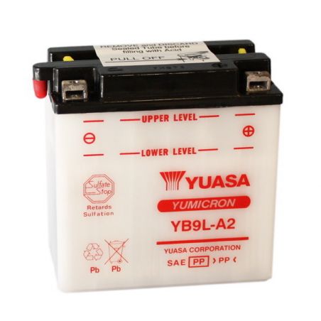 BATTERIA YUASA YB9L-A2 KAWASAKI Z GP (Belt) 250 83/83
