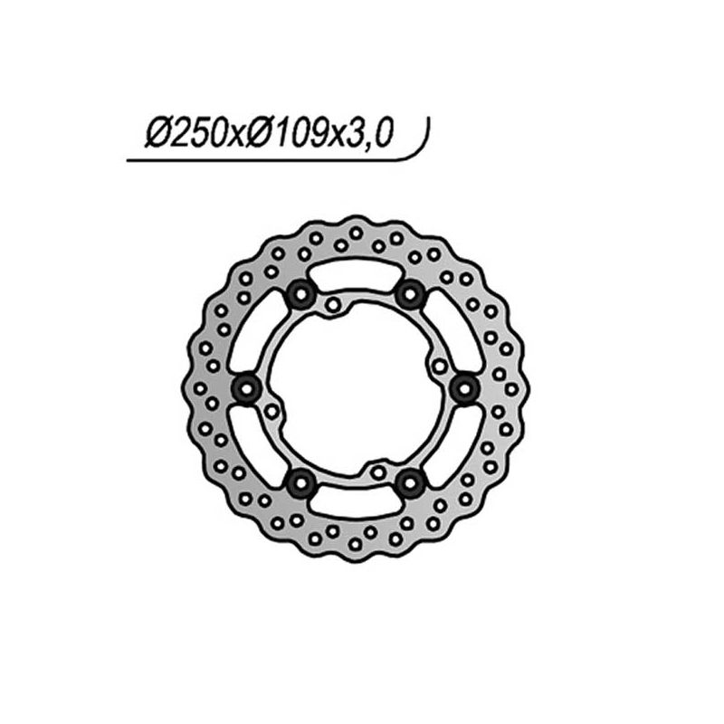DISCO FRENO ANT. NG 1031X KAWASAKI KLX R 450 07/20