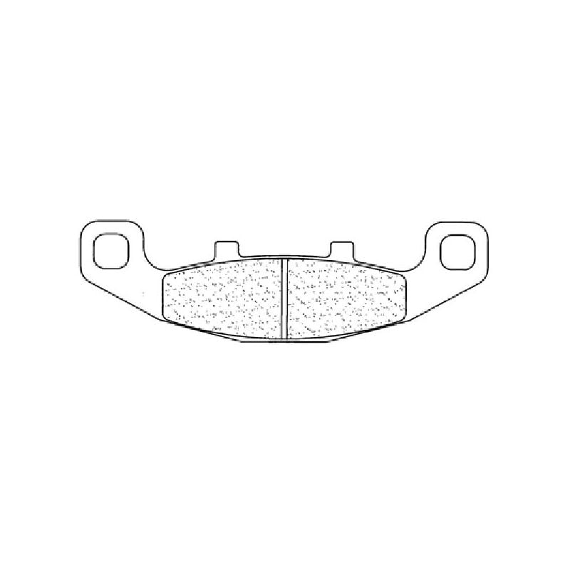 PASTIGLIA FRENO ANT. CL BRAKES 2304A3+ KAWASAKI ER5 (ER500 A1/A4-C1/C5) 500 97/00