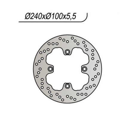 DISCO FRENO POST. NG 637 KAWASAKI ZZR Ninja (ZX600D/E/J) 600 93/07
