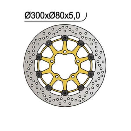 DISCO FRENO ANT. DX-SX NG 1056 KAWASAKI ER6 F (EX650A6F/EGF) 650 06/16