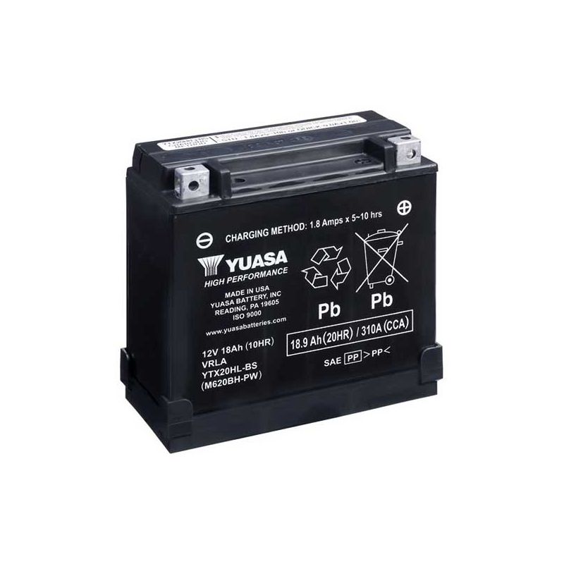 BATTERIA YUASA YTX20HL-BS-PW KAWASAKI JL SC 650 91/95