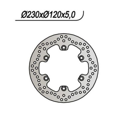 DISCO FRENO POST. NG 091 KAWASAKI KL Tengai (KL650B1/B2/B3) 650 89/91