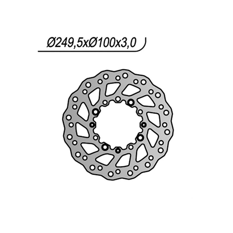 DISCO FRENO ANT. NG 137X KAWASAKI KLX R (KLX650D) 650 97/01