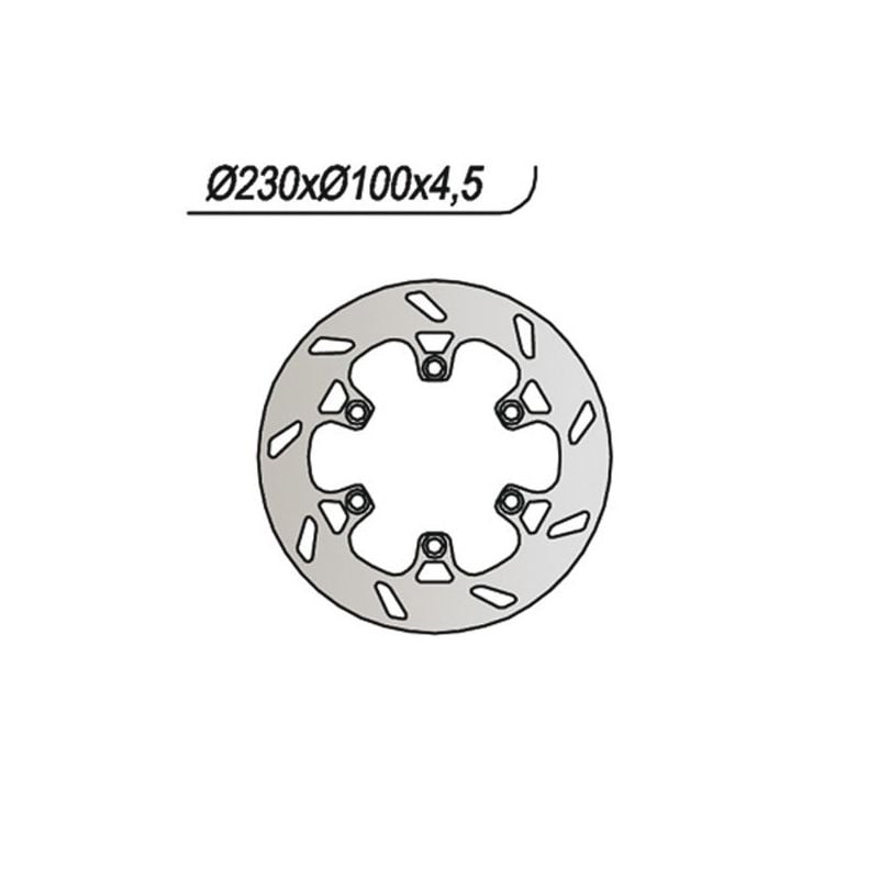 DISCO FRENO POST. NG 094 KAWASAKI KLX S (KLX650C) 650 93/96