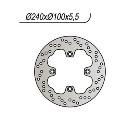 DISCO FRENO POST. NG 637 KAWASAKI ZR7/ZR7S (ZR750F) 750 99/03