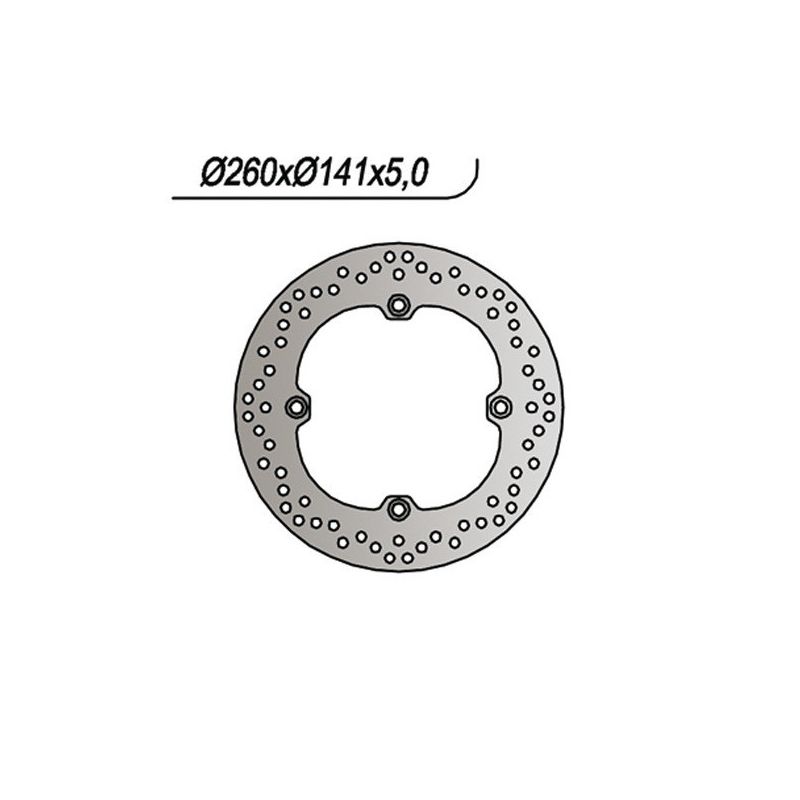 DISCO FRENO POST. NG 1094 KAWASAKI KLV 1000 04/05
