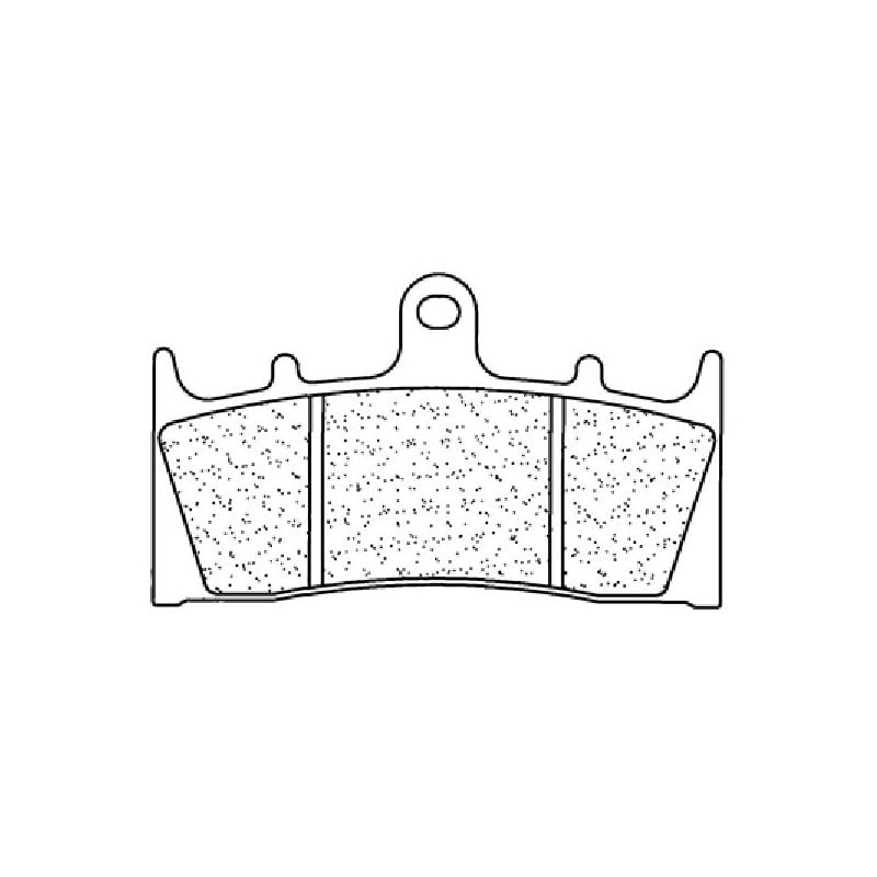 PASTIGLIA FRENO ANT. DX-SX CL BRAKES 2255C60 KAWASAKI ZRX S 1200 01/07