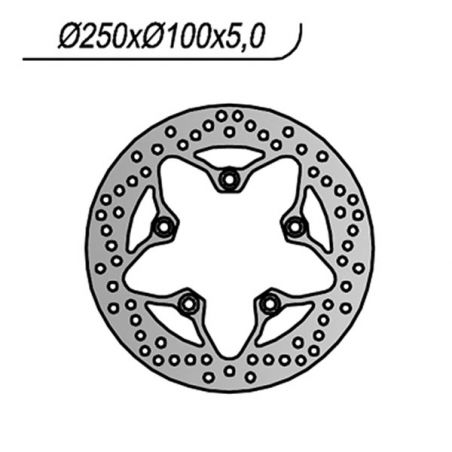 DISCO FRENO POST. NG 1262 KAWASAKI ZRX S 1200 01/07