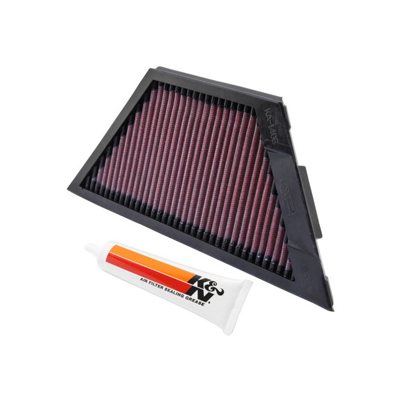 FILTRO ARIA K&N KA-1406 KAWASAKI ZZR / ZZR ABS (ZXT40ABA/ZXT40CDA/ZXT40EFA/ZXT40HHA/ZXT40HJA) 1400 06/11