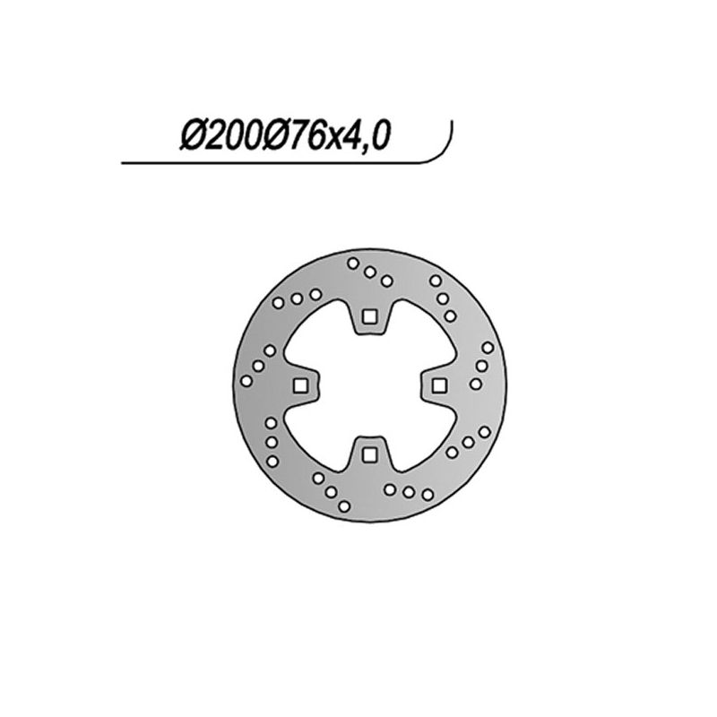 DISCO FRENO POST. NG 1112 KTM SXF ATV 450 09/12