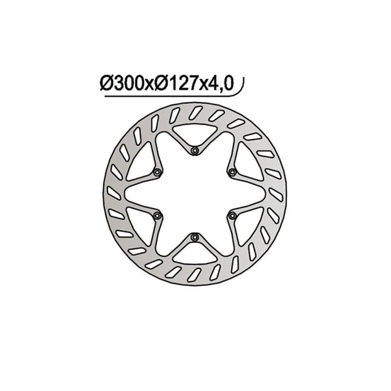 DISCO FRENO ANT. NG 1043 KTM Enduro 4T 690 08/10
