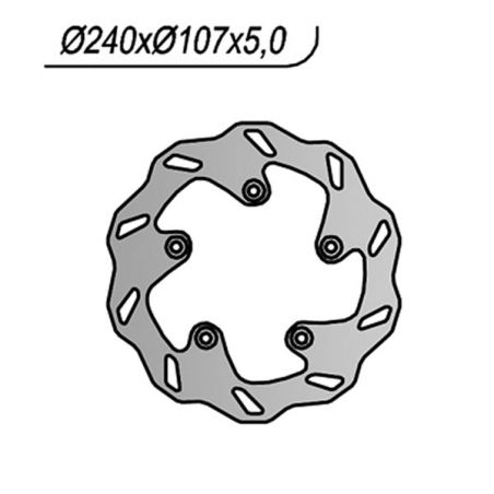 DISCO FRENO POST. NG 1171X KTM Duke 950 04/04