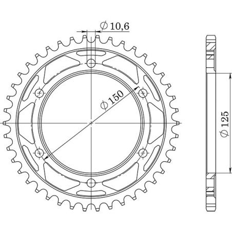 CORONA S+2 AC P525-D44 SUPERSPROX  KTM LC8 Adventure / Adventure S 950 02/06