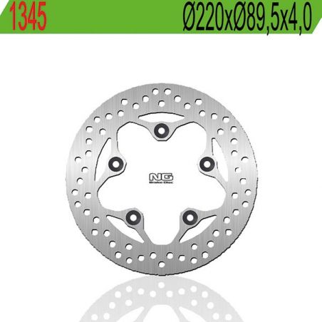DISCO FRENO ANT. NG 1345 KYMCO Like 4T E5 50 21/21