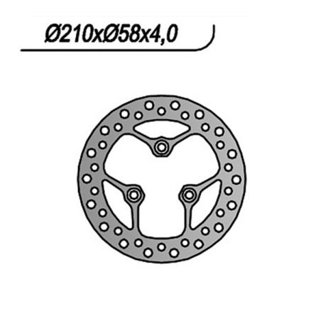 1072 DISCO FRENO ANT. NG 1072 KYMCO Super 9 / Super 9 Sport 50 00/07  NG