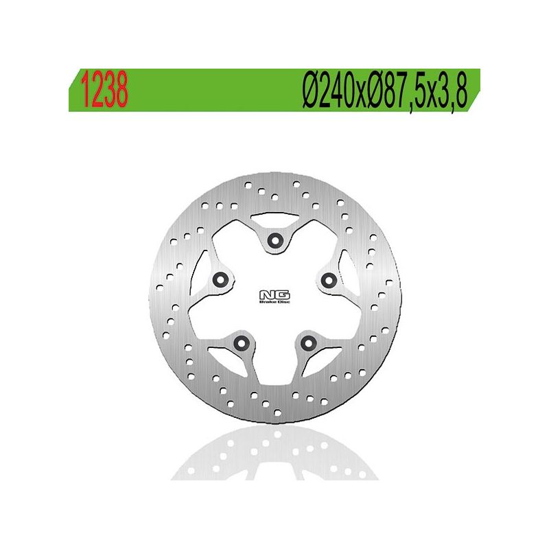 1238 DISCO FRENO POST. NG 1238 KYMCO Agility 4T R16 Plus E4 (C41000) 125 16/20  NG