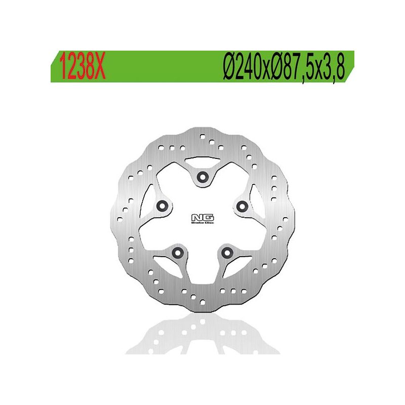 DISCO FRENO POST. NG 1238X KYMCO Agility 4T R16 Plus E5 125 21/21