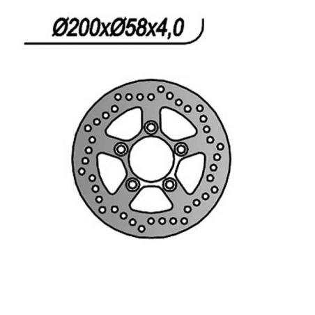 95 DISCO FRENO POST. NG 095 KYMCO Bet & Win E2 125 03/07  NG