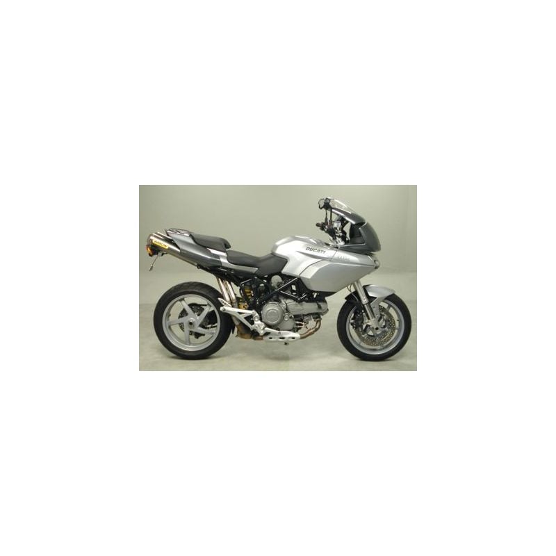 Terminali Round-Sil carbonio omologati (Dx+ Sx) Ducati Multistrada 1000 DS 2004-2006 1000 cc