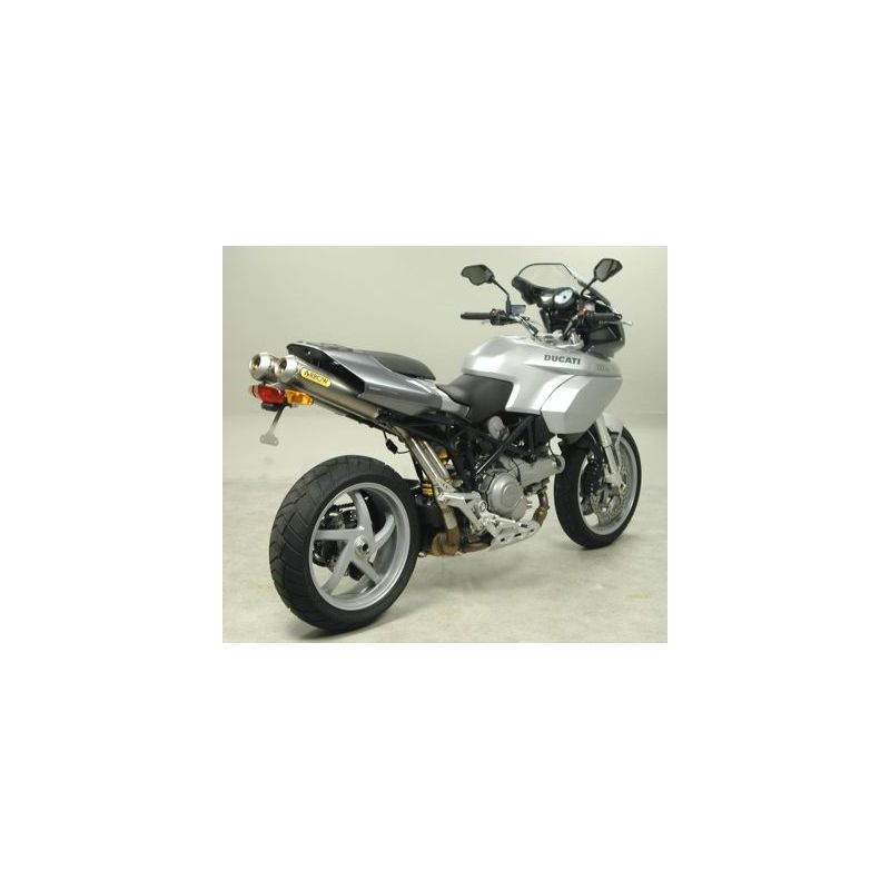 Terminali Round-Sil titanio omologati (Dx+ Sx) Ducati Multistrada 1000 DS 2004-2006 1000 cc