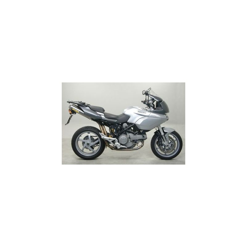 71664PR Terminali Round-Sil titanio omologati (Dx+ Sx) Ducati Multistrada 1100 / 1100 S 2007-2009