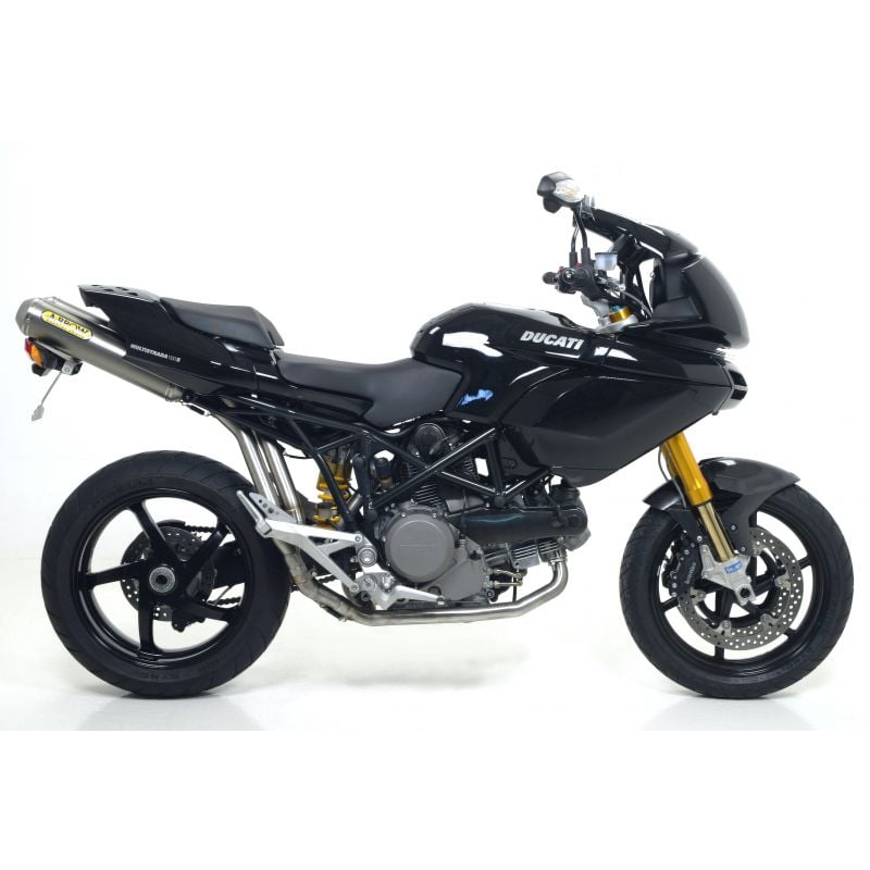Terminali Round-Sil titanio omologati (Dx+ Sx) Ducati Multistrada 1100 / 1100 S 2007-2009 1100 cc