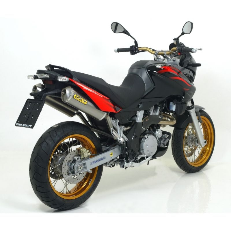 Terminali Thunder Approved titanium (Dx+Sx) Aprilia PEGASO 650 Factory 2005-2011 650 cc